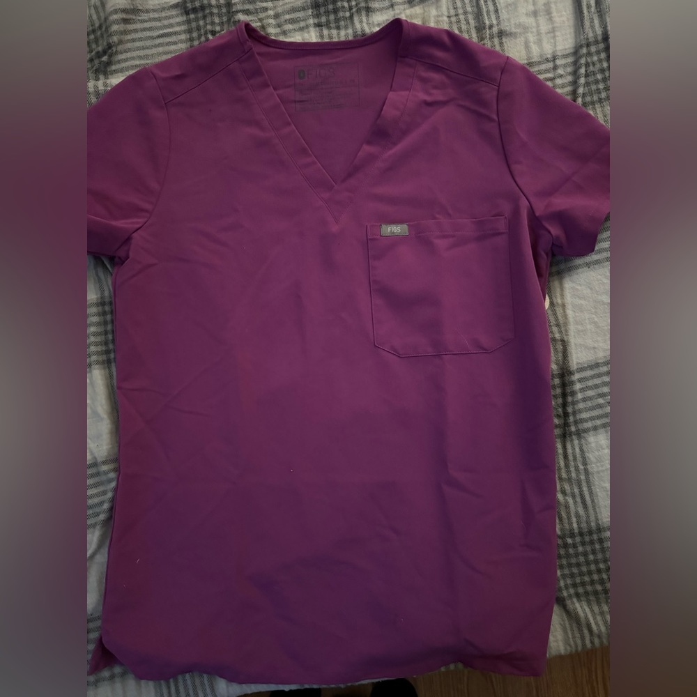 Figs One Pocket Scrub Top size small